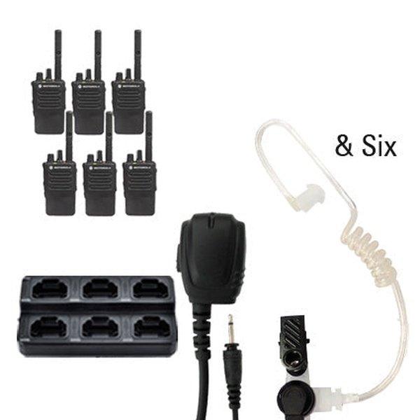 Motorola MotoTRBO Digital DP3441e DP4000e Radio Six Pack