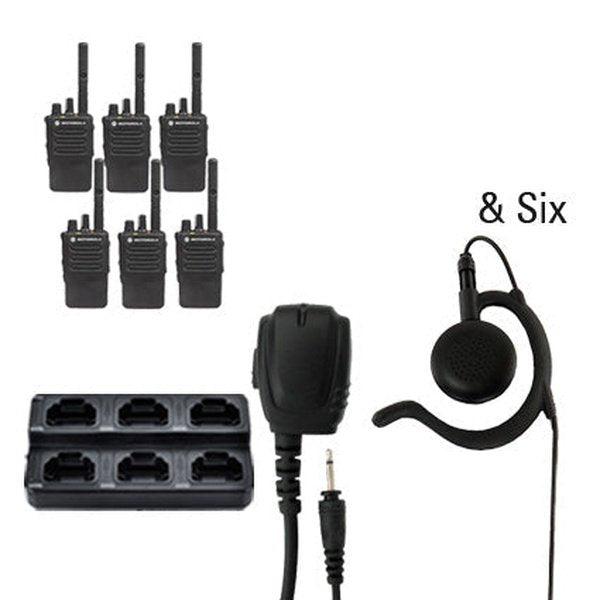 Motorola MotoTRBO Digital DP3441e DP4000e Radio Six Pack
