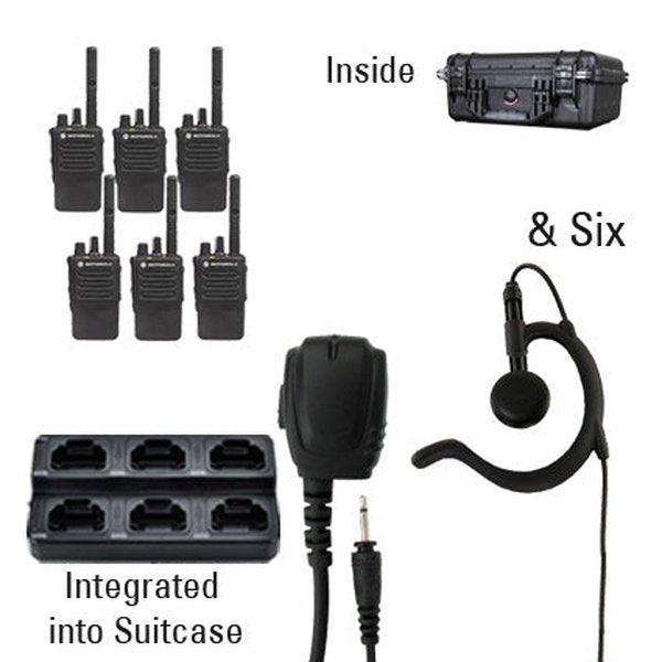 Motorola MotoTRBO Digital DP3441e DP4000e Radio Six Pack