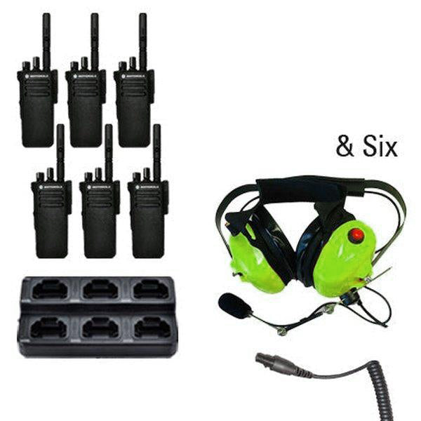 Motorola MotoTRBO Digital DP3441e DP4000e Radio Six Pack
