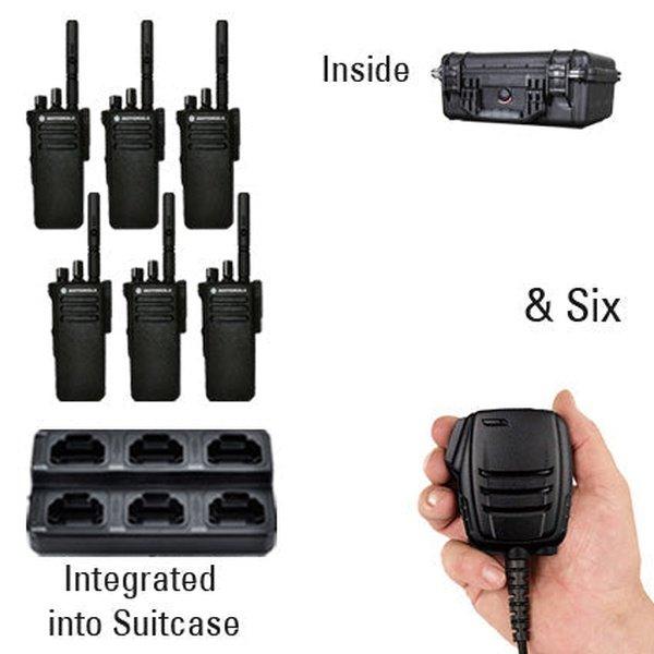 Motorola MotoTRBO Digital DP3441e DP4000e Radio Six Pack