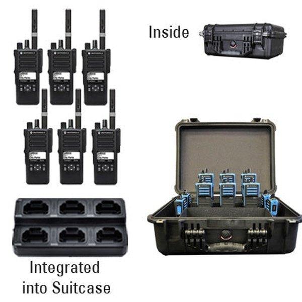 Motorola MotoTRBO Digital DP3441e DP4000e Radio Six Pack