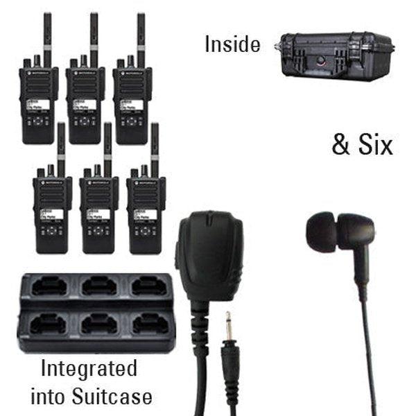 Motorola MotoTRBO Digital DP3441e DP4000e Radio Six Pack