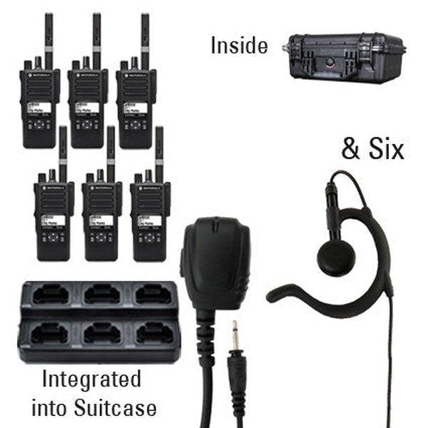 Motorola MotoTRBO Digital DP3441e DP4000e Radio Six Pack