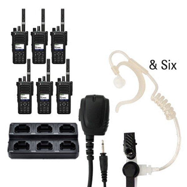 Motorola MotoTRBO Digital DP3441e DP4000e Radio Six Pack