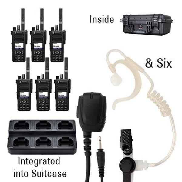 Motorola MotoTRBO Digital DP3441e DP4000e Radio Six Pack