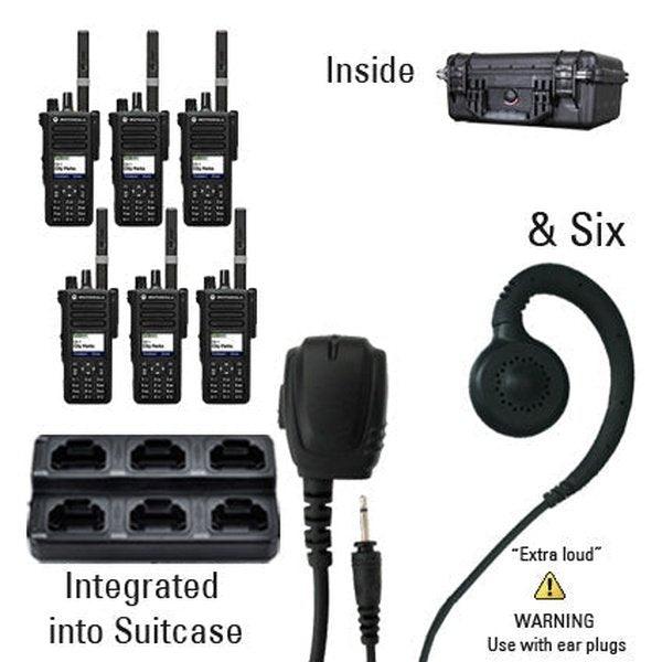 Motorola MotoTRBO Digital DP3441e DP4000e Radio Six Pack