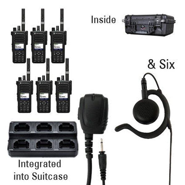 Motorola MotoTRBO Digital DP3441e DP4000e Radio Six Pack