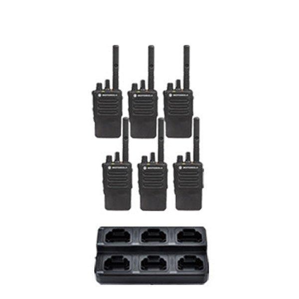 Motorola MotoTRBO Digital DP3441e DP4000e Radio Six Pack
