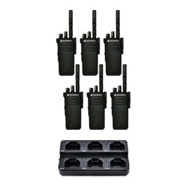 Motorola MotoTRBO Digital DP3441e DP4000e Radio Six Pack