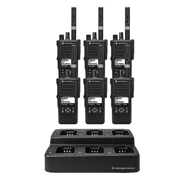 Motorola MotoTRBO Digital DP3441e DP4000e Radio Six Pack