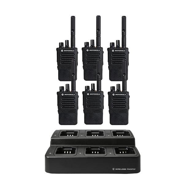 Motorola MotoTRBO Digital DP3441e DP4000e Radio Six Pack