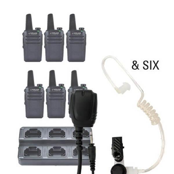 Go Pro DMR Digital / Analog Two Way Radio Bundle Package - Wireless Pacific - GPR - 6 - TEP - 8