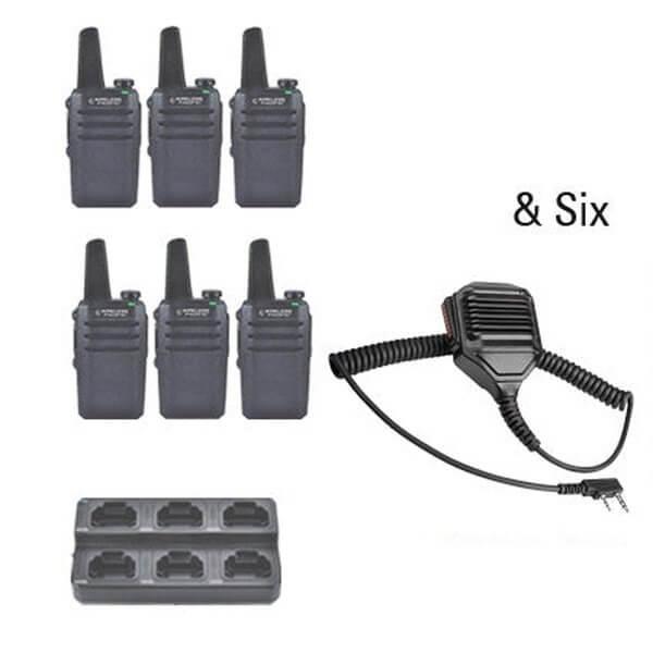Go Pro DMR Digital / Analog Two Way Radio Bundle Package - Wireless Pacific - GPR - 6 - 8