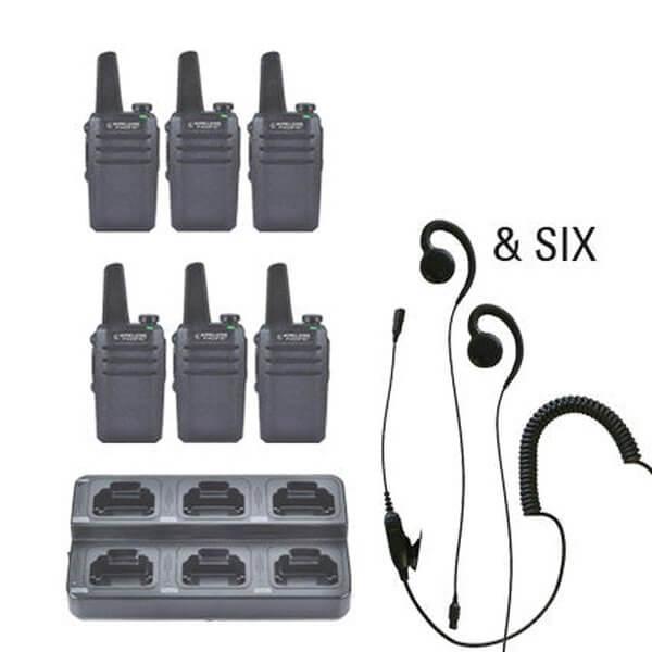 Go Pro DMR Digital / Analog Two Way Radio Bundle Package - Wireless Pacific - GPR - 6 - SSM - 8