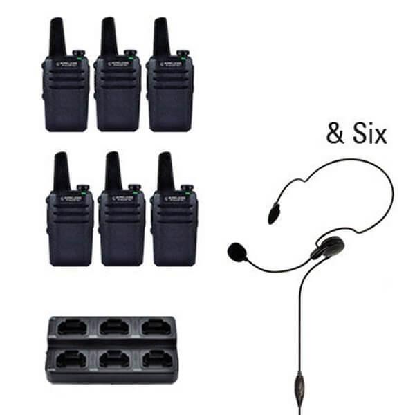 Go Pro DMR Digital / Analog Two Way Radio Bundle Package - Wireless Pacific - GPR - 6 - MAD - 8