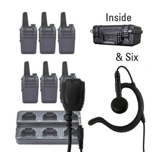 Go Pro DMR Digital / Analog Two Way Radio Bundle Package - Wireless Pacific - GPR - 6 - BEH - 8
