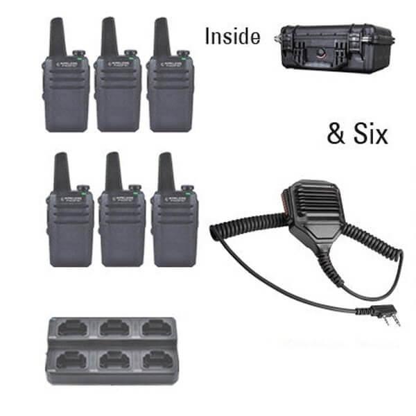 Go Pro DMR Digital / Analog Two Way Radio Bundle Package - Wireless Pacific - GPR - 6 - 8
