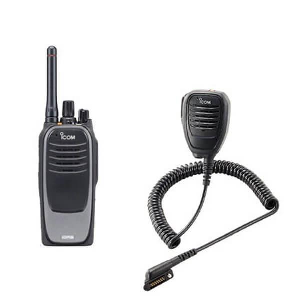 Icom HM222 Waterproof Remote Speaker Microphone for Icom IC - F4400DS / F62D etc - Icom - HM - 122