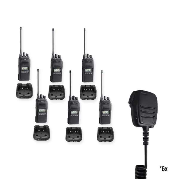 Icom IC - 41PRO UHF CB 80 Two Way Radio Bundle Package - Icom - IC41Pro-Bundle-WPWNC-I4W