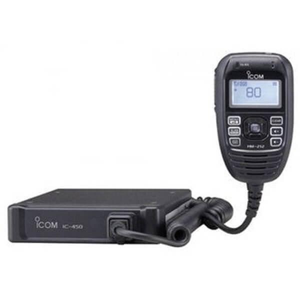Icom IC - 455 - Mobile Radio UHF 80CB with Controller Mic - Icom - IC - 450