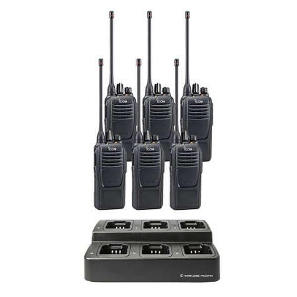 Icom IC-F2100D/F1100D iDAS Digital Portable Radio "Six Pack"-Icom-ICF21-11D-6