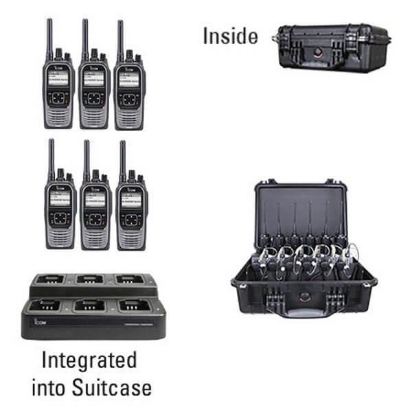 Icom IC-F4400D / F3400D NXDN iDAS Digital Portable Radio "Six Pack"-Icom-ICF44-34DS-6-S