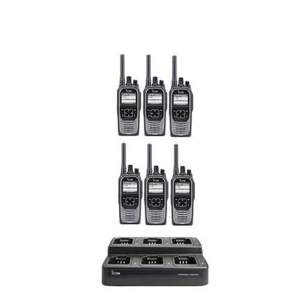 Icom IC - F4400D / F3400D NXDN IDAS Digital Two Way Radio Bundle Package - Icom - ICF44 - 34DS - 6