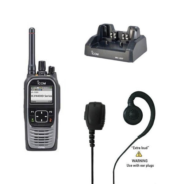 Icom IC - F4400D Two Way Radio - Icom - IC-F3400DS-WPLEH-TL-BC219N