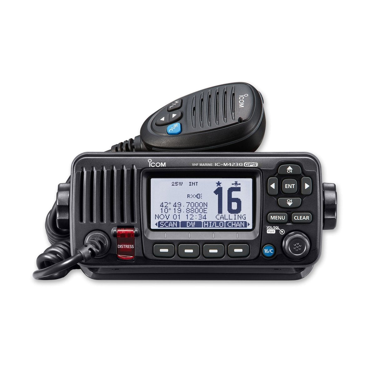 Icom IC - M423G VHF Marine Radio Transceiver with GPS Receiver - Icom - IC - M423GB
