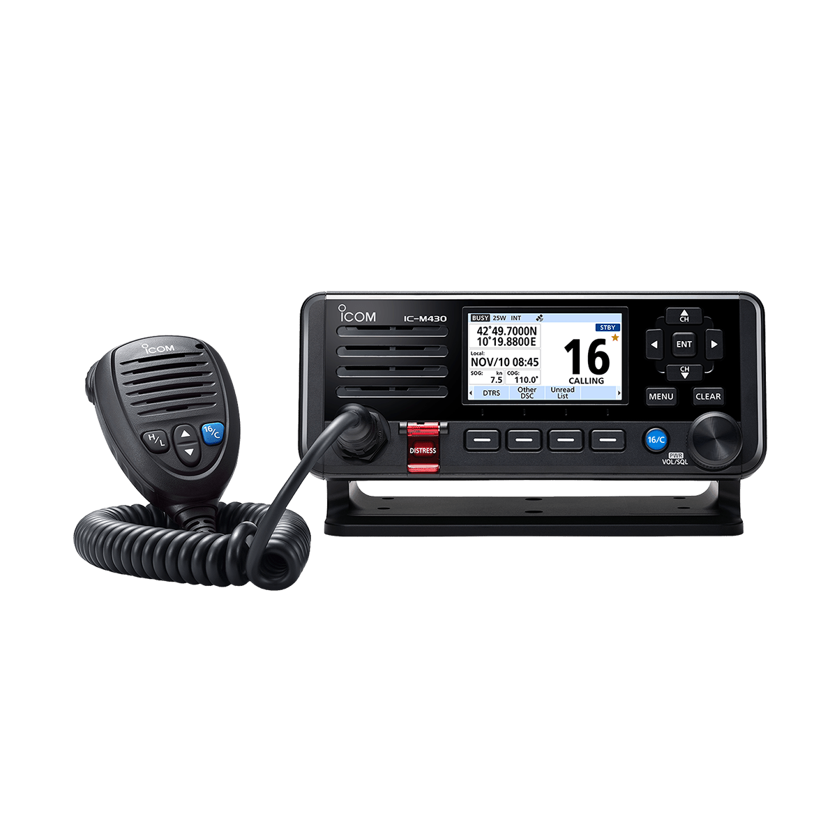 Icom IC-M430E | VHF Marine Transceiver with Class D DSC-Icom-