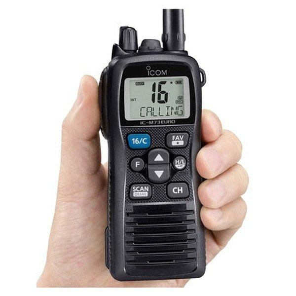 Icom IC-M73 - IC-M73EURO - IPX8 Noise Cancelling VHF Marine Radio-Icom-