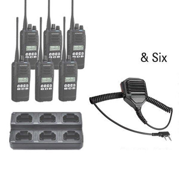 Kenwood NX - 1300 DMR / NXDN Two Way Radio Bundle Package - Kenwood - NX1300 - 6 - RSM