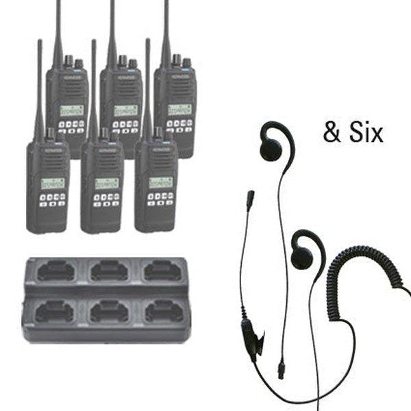 Kenwood NX - 1300 DMR / NXDN Two Way Radio Bundle Package - Kenwood - NX1300 - 6 - SSM2