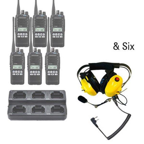 Kenwood NX - 1300 DMR / NXDN Two Way Radio Bundle Package - Kenwood - NX1300 - 6