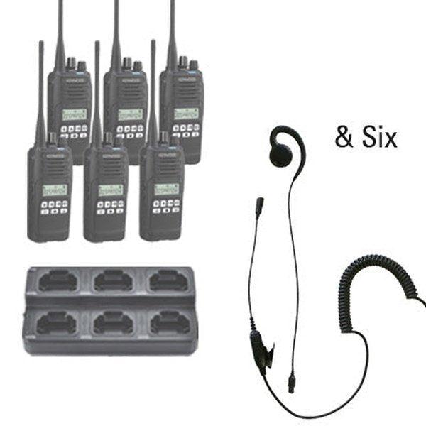 Kenwood NX - 1300 DMR / NXDN Two Way Radio Bundle Package - Kenwood - NX1300 - 6 - SSM