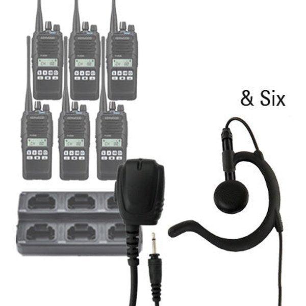 Kenwood NX - 1300 DMR / NXDN Two Way Radio Bundle Package - Kenwood - NX1300 - 6