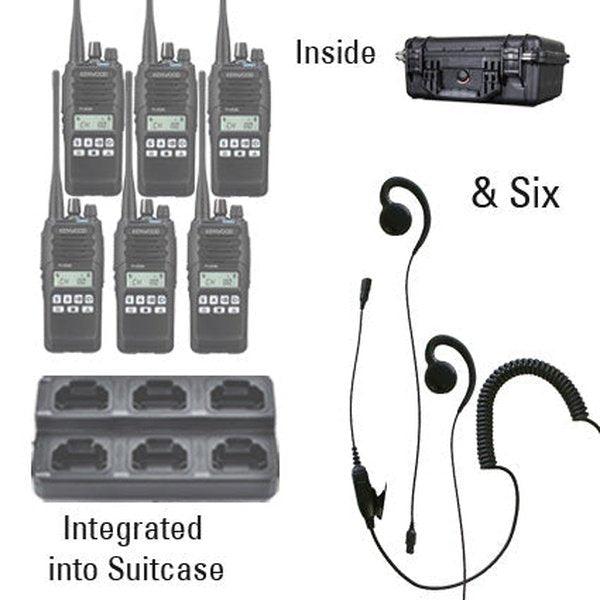 Kenwood NX - 1300 DMR / NXDN Two Way Radio Bundle Package - Kenwood - NX1300 - 6