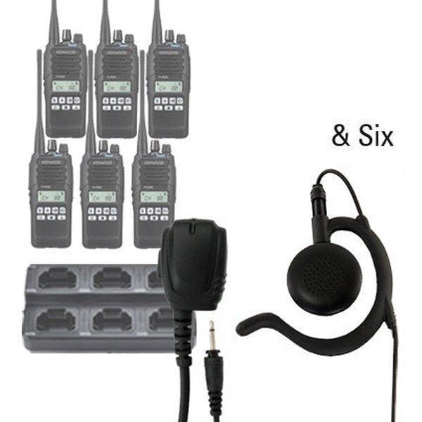 Kenwood NX - 1300 DMR / NXDN Two Way Radio Bundle Package - Kenwood - NX1300 - 6