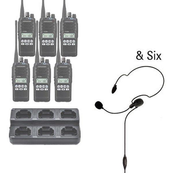 Kenwood NX - 1300 DMR / NXDN Two Way Radio Bundle Package - Kenwood - NX1300 - 6