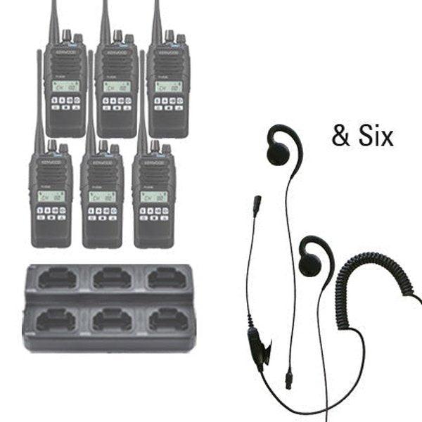 Kenwood NX - 1300 DMR / NXDN Two Way Radio Bundle Package - Kenwood - NX1300 - 6