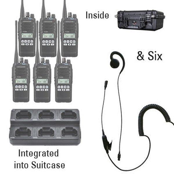 Kenwood NX - 1300 DMR / NXDN Two Way Radio Bundle Package - Kenwood - NX1300 - 6