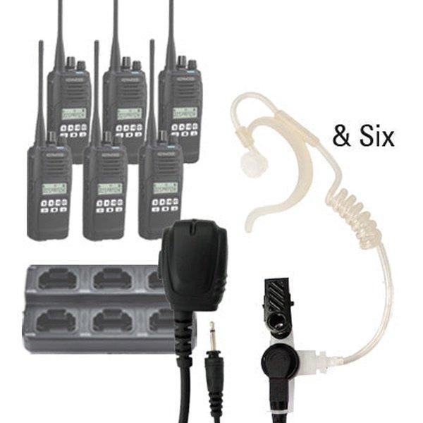 Kenwood NX - 1300 DMR / NXDN Two Way Radio Bundle Package - Kenwood - NX1300 - 6 - TEH - N