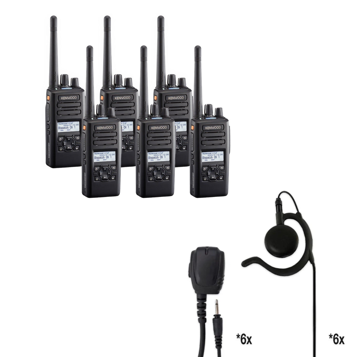 Kenwood NX - 3320 (NX - 3000 Series) UHF Two Way Radio | Bundle Package - Kenwood - NX-3320K2-WPITRQ-K-WPEH-TL-Programming(Match)