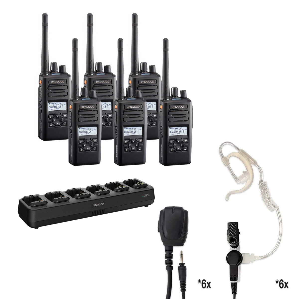 Kenwood NX - 3320 (NX - 3000 Series) UHF Two Way Radio | Bundle Package - Kenwood - NX-3320K2-WPITRQ-K-WPTEH-TL-KSC-526.PC.BDL-Programming(Match)