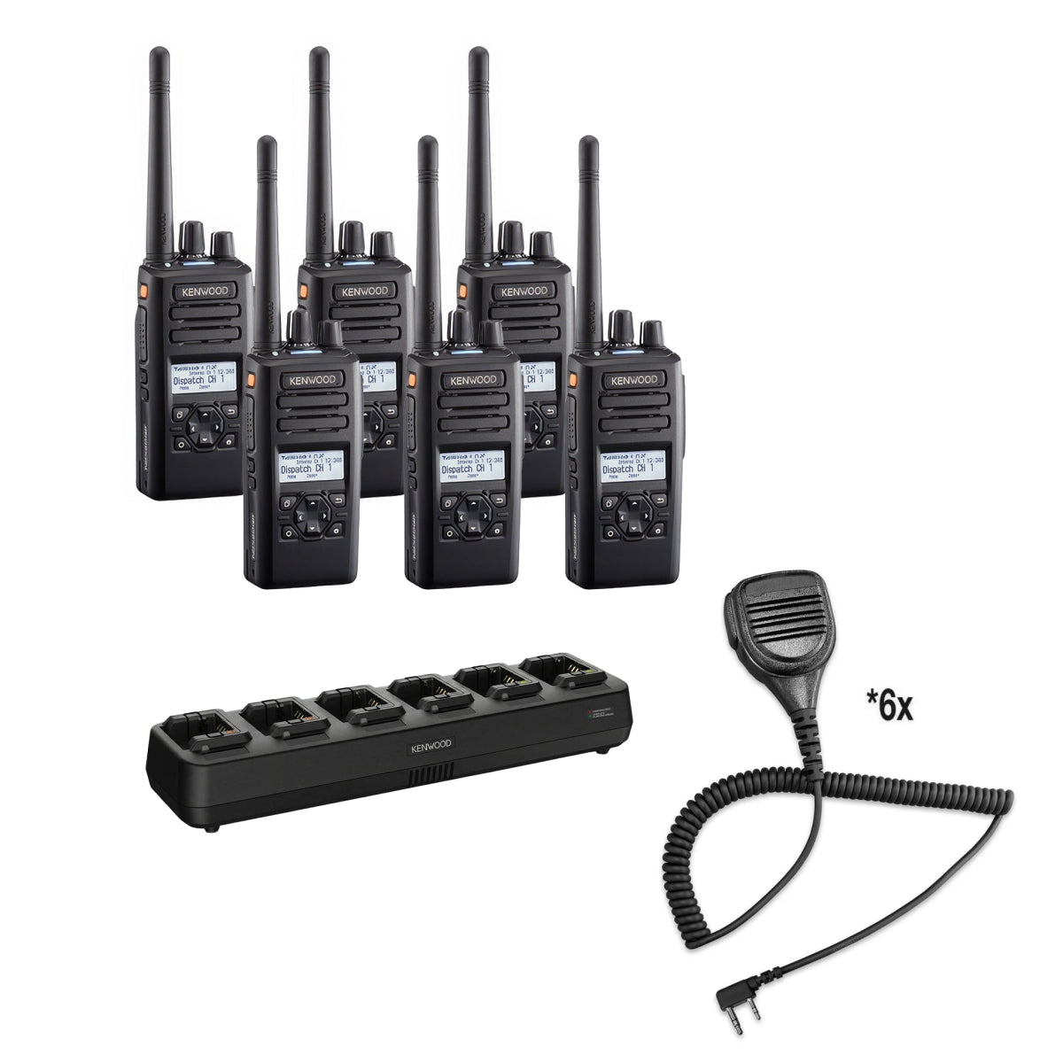 Kenwood NX - 3320 (NX - 3000 Series) UHF Two Way Radio | Bundle Package - Kenwood - NX-3320K2-RWRSM-K-KSC-526.PC.BDL-Programming(Match)