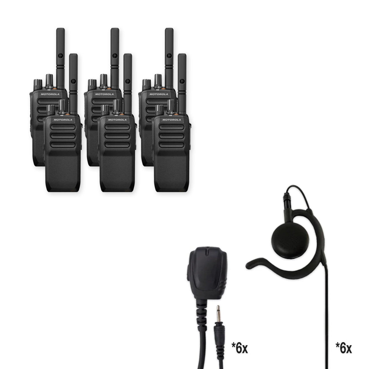 Motorola R5 Two Way Radio | Rapid Deployment Bundle Package - Motorola - R5 - NKP - RWPMPN4293 - WPITRQ - WPEH - TL