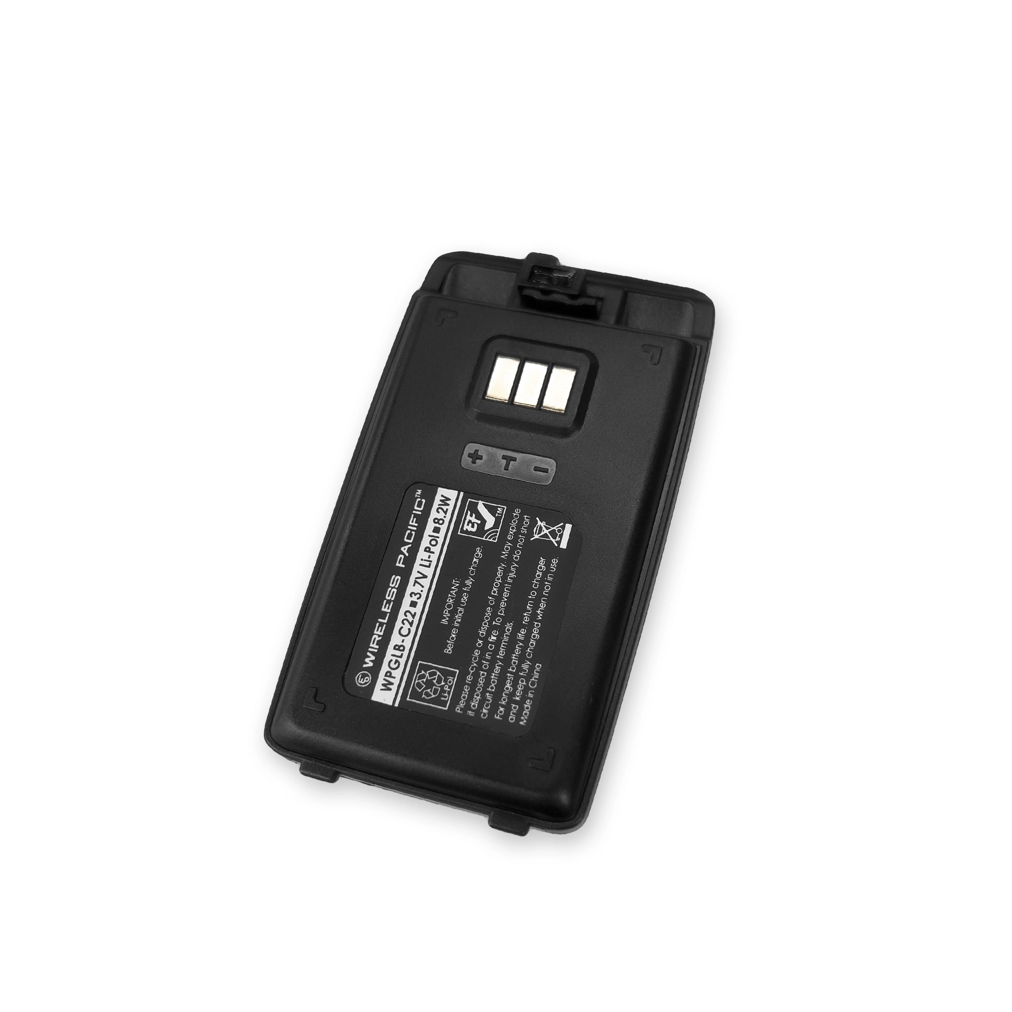 Wireless Pacific WPGLB-C22 Battery Go Pro GPR Front