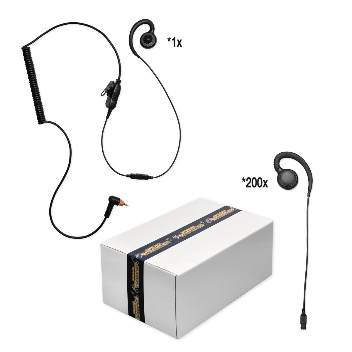 WPSSM - CURVE Secure Swap Earpiece (Alternative to PMLN8311A) - Wireless Pacific - 1WPSSM - CURVE - 200WPSSEH