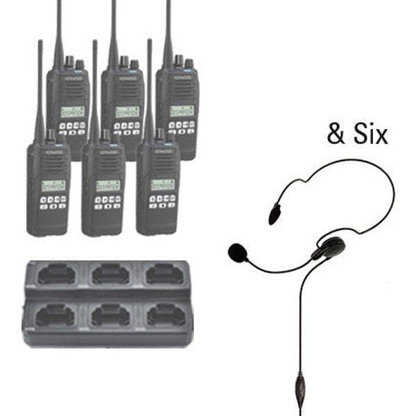 Kenwood NX - 1300 DMR / NXDN Two Way Radio Bundle Package - Kenwood - NX1300 - 6 - MAD